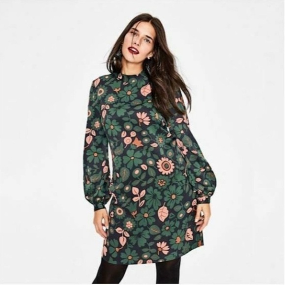 Boden Cristobel Floral Shift Dress Sz8 - Picture 3 of 11